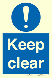 keep clear